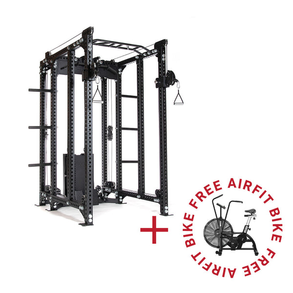 Power Rack with Cable Stack & Accessories - Vanta Series