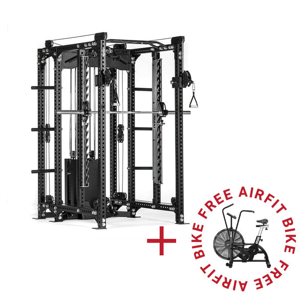 All in 1 Trainer - Power Rack with Dual Cable Stack & Smith Machine - Vanta Series