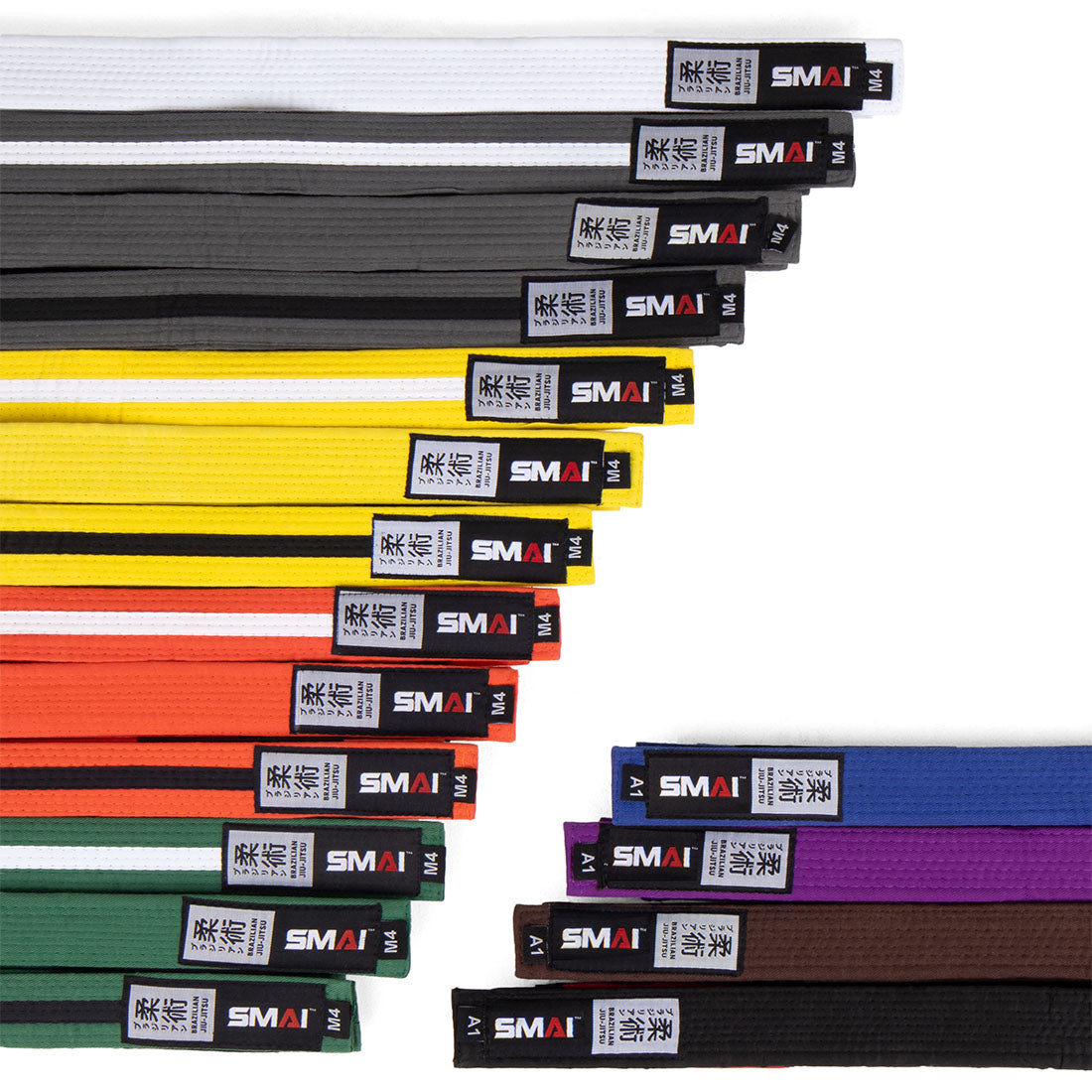 Belts in jiu jitsu in clearance order