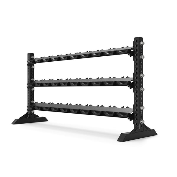 1.1m Dumbbell Storage Shelf - Vanta Series Front Render 2