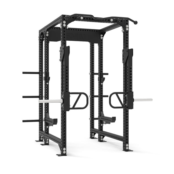 Power Rack with Jammer Arms - Vanta Series- Side Render