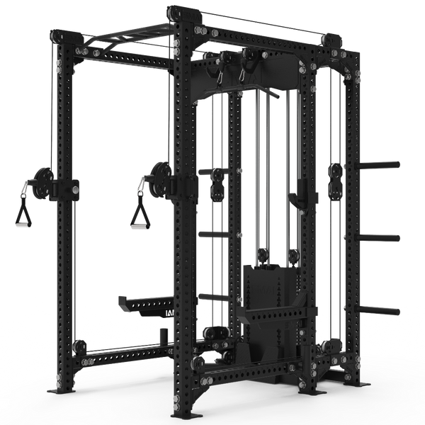 SMAI Power rack with cable conversion kit installed