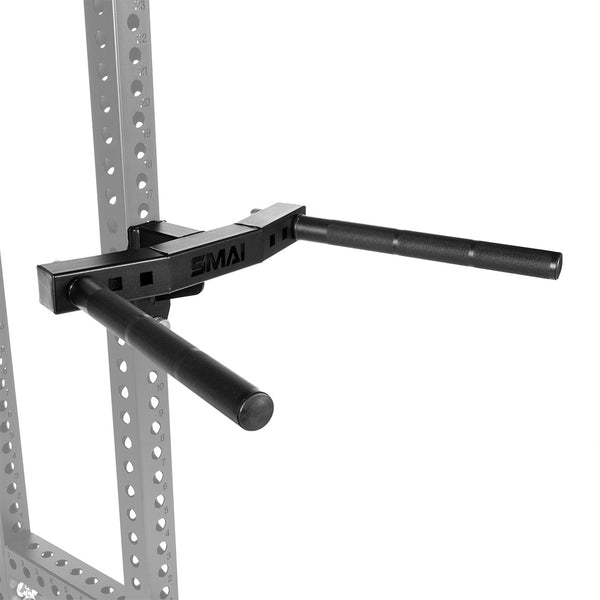 Dipping arm attached the Vanta series power rack greyed out