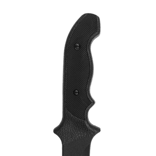 Handle of Training Hunting knife black plastic 29cm