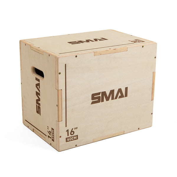 Plyometric Box - Small Wood 16 inch side