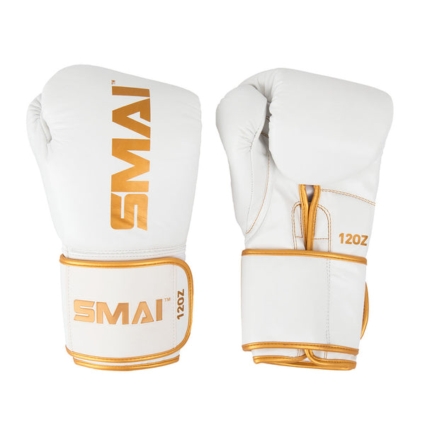 ProGuard White Boxing Glove Left Glove face down Right Glove palm side up