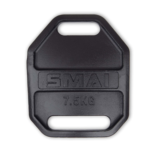 Weight Vest Plate Pair - 7.5kg For Vest Black