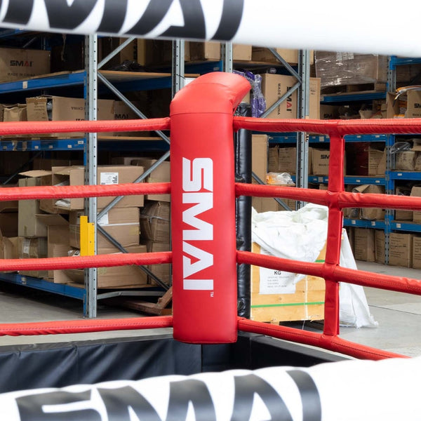 boxing ring corner pad SMAI, corner padding red