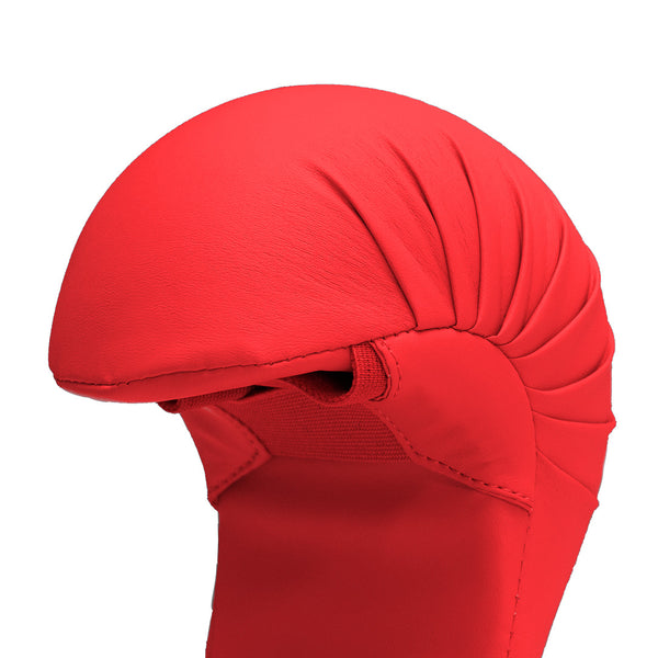 Karate Gloves - WKF Approved Red Close up of elastic