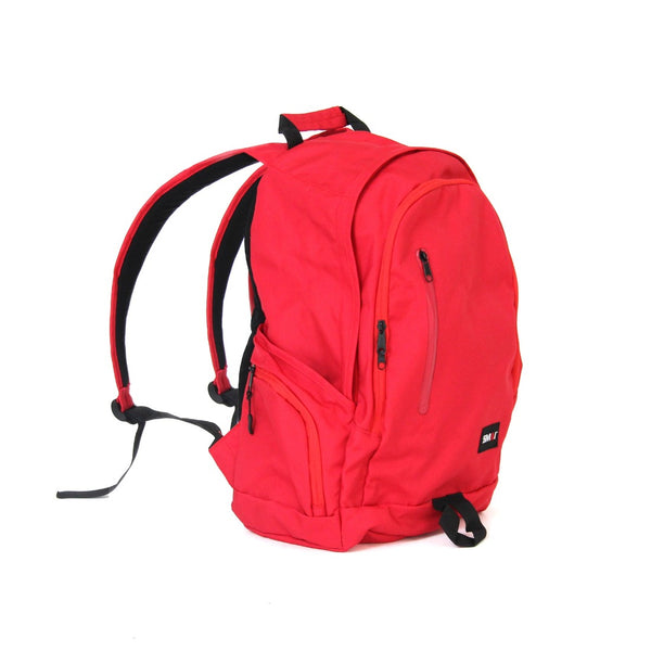 Classic Red SMAI Backpack Side View